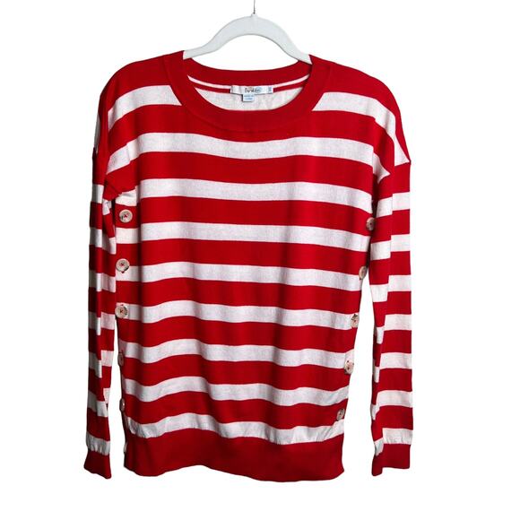 Boden Sweaters - Boden Grace Button Striped Long Sleeve Sweater XS